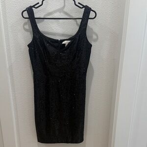 Dress the Population Black Sequin Mini Dress